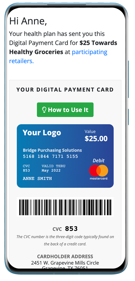 Digital Payment Card